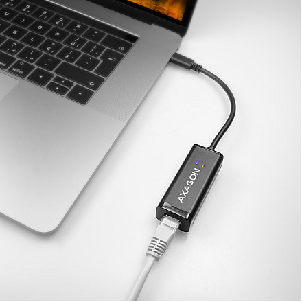 AXAGON ADE-SRC High-speed USB-C 3.1 Gigabit Ethernet 10/100/1000Mbit adapter with automatic installation - 8