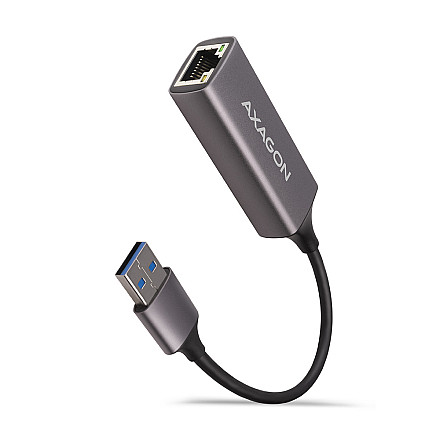 AXAGON ADE-TR Compact aluminum USB 3.2 Gen 1 Gigabit Ethernet 10/100/1000Mbit adapter with automatic installation - 1