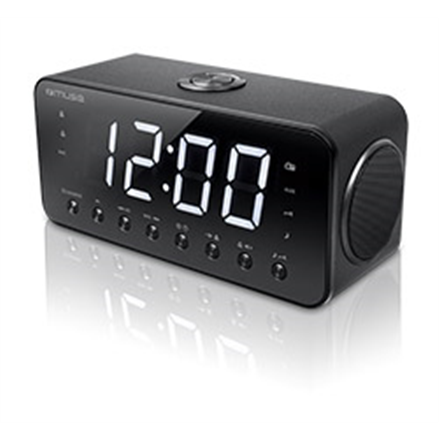 Muse | M-192CR | Czarny | Radio z zegarem - 1