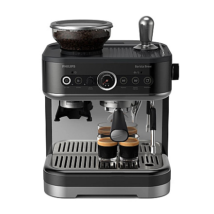 Philips | Espresso Machine | PSA3218/10 Barista Brew | Pump pressure 15 bar | Built-in milk frother | Semi-automatic | 1350 W | Black - 2