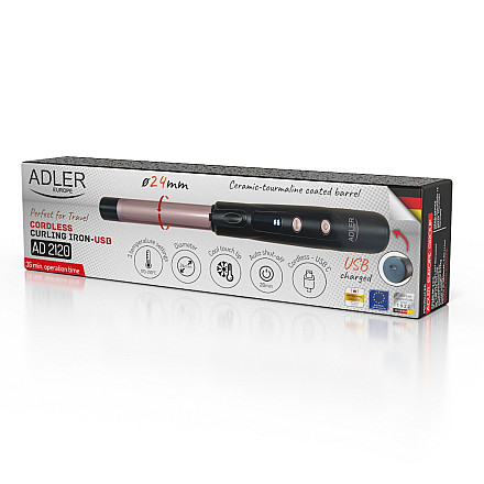 Adler Cordless Curling Iron AD 2120 Temperature (min) 170 °C - 4