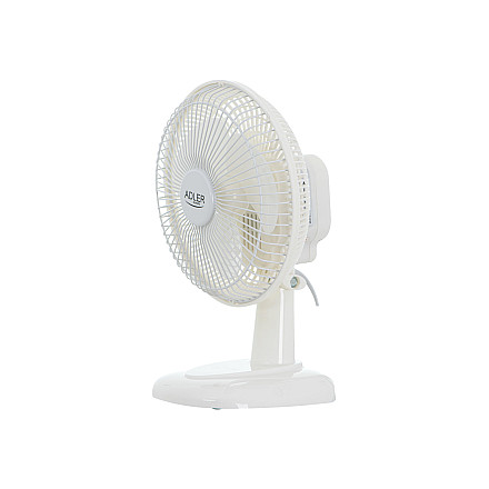 Adler | Fan with clip | AD 7317 | Table Fan | White | Diameter 15 cm | Number of speeds 2 | 30 W | No - 3
