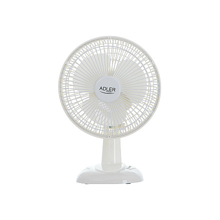 Adler | Fan with clip | AD 7317 | Table Fan | White | Diameter 15 cm | Number of speeds 2 | 30 W | No - 4