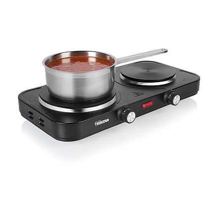 Tristar Table Hob KP-6152 Number of burners/cooking zones 2 Black - 2