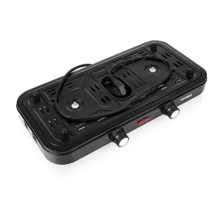 Tristar Table Hob KP-6152 Number of burners/cooking zones 2 Black - 5