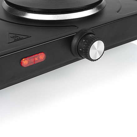 Tristar Table Hob KP-6152 Number of burners/cooking zones 2 Black - 3