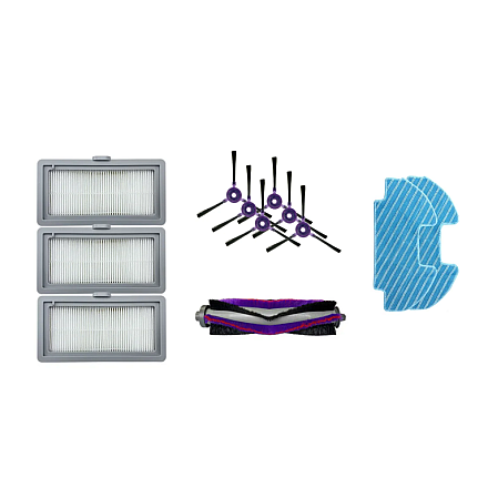 Midea | Spare Parts Kit: 6x Side Brush, 1x Main Brush, 3x HEPA Filter, 2x Mopping Cloth for I5C - 1