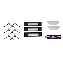Midea | Spare Parts Kit: 6x Side Brush, 1x Main Brush, 3x HEPA Filter, 2x Mopping Cloth for M7Pro/S8+