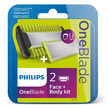 Philips Набір OneBlade для обличчя та тіла QP620/50 - 2