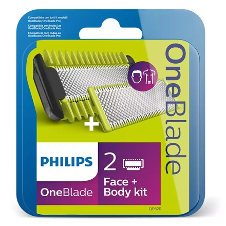 Philips Набір OneBlade для обличчя та тіла QP620/50 - 4