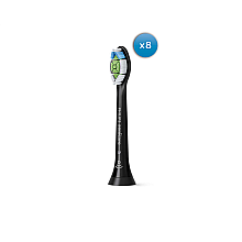 Philips Насадки для зубної щітки HX6068/13 Sonicare W2 Optimal White Heads, Для дорослих, Кількість насадок у наборі 8, Звукова технологія…