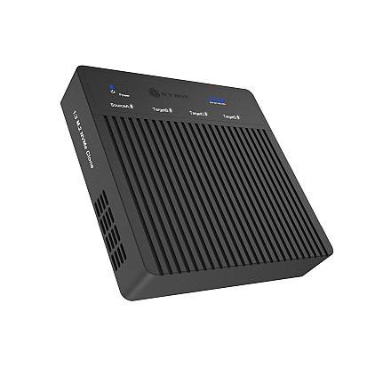 Raidsonic 4-Bays USB4 Duplicator (1:3 clone) for NVMe M.2 SSD | IB-4013MCL-C4 - 1