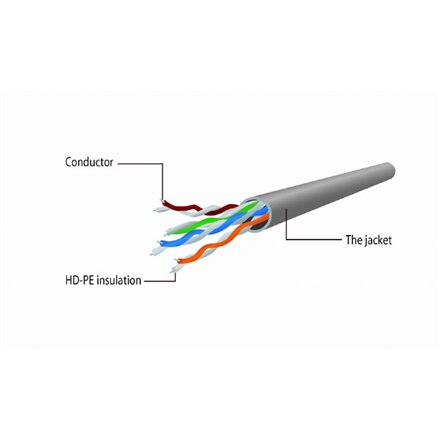 Cablexpert CAT 5e Кабель krosowy Чоловічий - 4