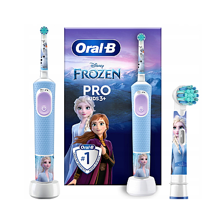 Oral-B Vitality PRO Dla Dzieci Frozen Szczoteczka Електрична Zmywalna - 4