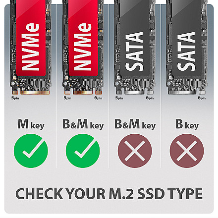 AXAGON USB-C 20Gbps - M.2 NVMe SSD ARMORED Box | EEM2-20G - 10
