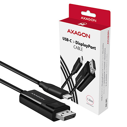 AXAGON Active cable | USB-C to DisplayPort | 1.8 m - 8