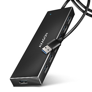AXAGON SuperSpeed USB-A FLAT Hub | HUE-F7A