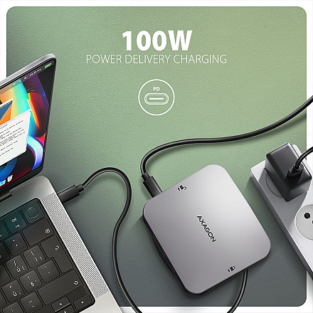 AXAGON USB-C 10Gbps UFO 9in1 Hub | HMC-UFO - 6