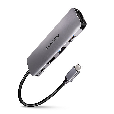 AXAGON SuperSpeed USB-C COMBO 5in1 Hub | HMC-5 - 1