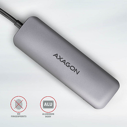 AXAGON SuperSpeed USB-C COMBO 5in1 Hub | HMC-5 - 8