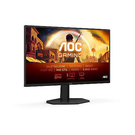 AOC 25G42E | 25 " | IPS | FHD | 16:9 | 180 Hz | 1 ms | 1920 x 1080 pixels | 300 cd/m² | HDMI ports quantity 1 | Black - 7
