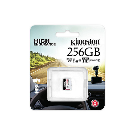 Kingston Endurance 95R | 256 GB | microSDXC | Flash memory class Class 10, UHS-I - 3