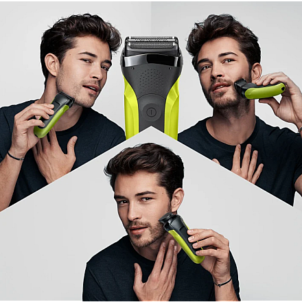 Braun Shaver 300BT Shave&Style Operating time (max) 30 min - 2