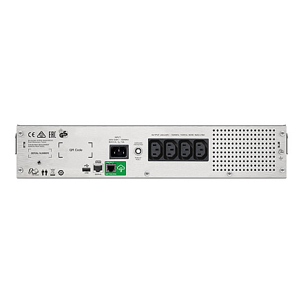 Schneider Electric APC Smart-UPS C, Rackmount 2U, 4x IEC C13 outlets, SmartConnect port, USB and serial communication, AVR, graphic LCD - 3
