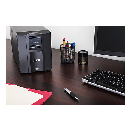 Schneider Electric APC Smart-UPS, Tower, 8x IEC C13 outlets, SmartConnect Port+SmartSlot, AVR, LCD - 3