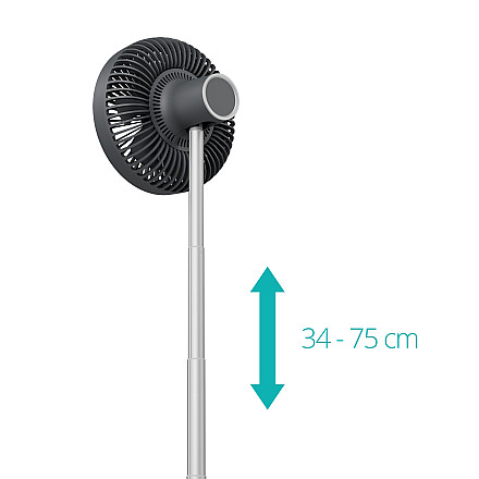 Duux Fan Rize Flex Stand Fan Grey - 7