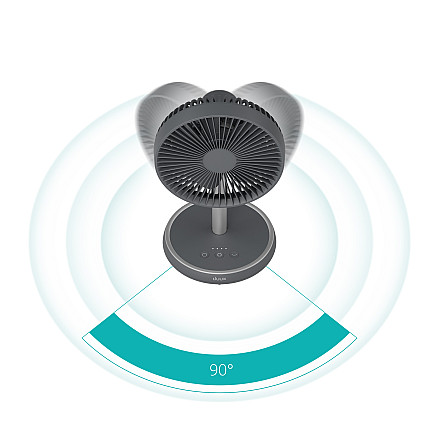 Duux Fan Rize Flex Stand Fan Grey - 10