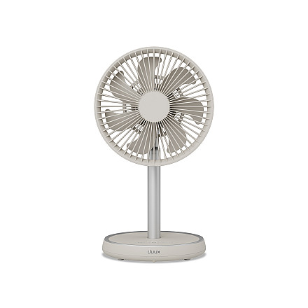 Duux Fan | Rize Flex | Stand Fan | Greige | Diameter 21 cm | Number of speeds 4 | Oscillation | 10 W | No - 1