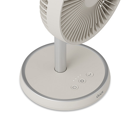 Duux Fan | Rize Flex | Stand Fan | Greige | Diameter 21 cm | Number of speeds 4 | Oscillation | 10 W | No - 6