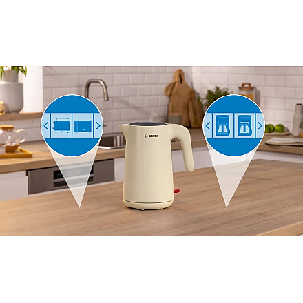 Bosch | Kettle | TWK2M167 MyMoment | Electric | 2400 W | 1.7 L | Plastic | Beige - 2