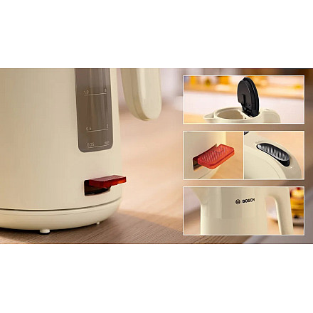 Bosch | Kettle | TWK2M167 MyMoment | Electric | 2400 W | 1.7 L | Plastic | Beige - 4