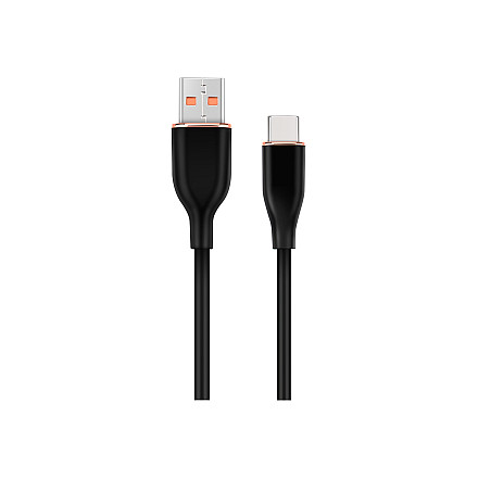 Cablexpert Premium silicon Type-C USB charging and data cable, 1.5 m | CC-USB2S-AMCM-1.5M-BK - 1