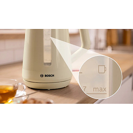 Bosch Kettle | TWK1M127 | Electric | 2400 W | 1.7 L | Plastic | Creamy - 3