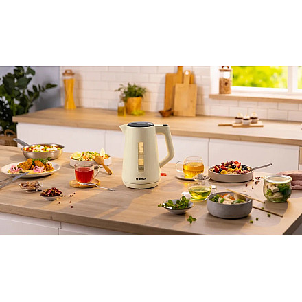 Bosch Kettle | TWK1M127 | Electric | 2400 W | 1.7 L | Plastic | Creamy - 2