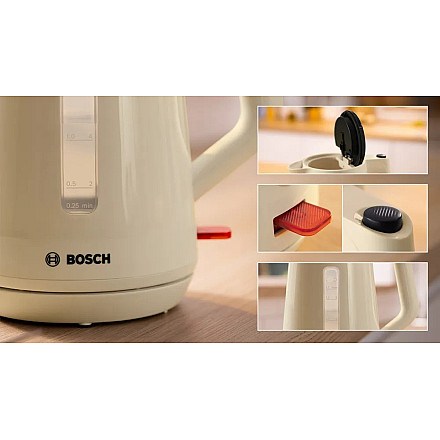 Bosch Kettle | TWK1M127 | Electric | 2400 W | 1.7 L | Plastic | Creamy - 7