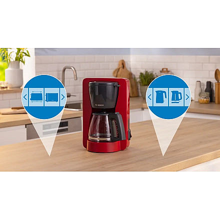 Bosch Coffee Maker | TKA2M114 MyMoment | Drip | 1200 W | Red - 3