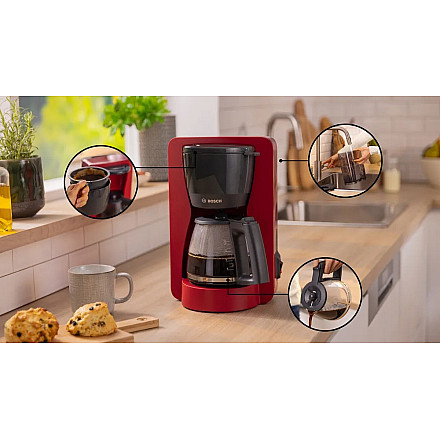Bosch Coffee Maker | TKA2M114 MyMoment | Drip | 1200 W | Red - 2