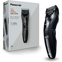 Panasonic | ER-GC53 | Maszynka do strzyżenia włosów | Przewodowa/bezprzewodowa | Liczba kroków długości 19 | Dokładność kroku 0,5 mm | Czarny