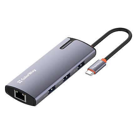 ColorWay 6-in-1 Docking Station | CW-HUB03 | 100 W - 3