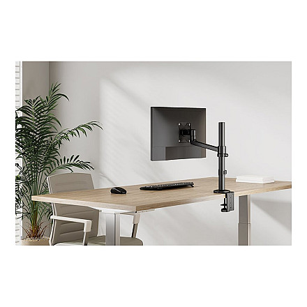 Neomounts NEXT Lite DS60-425BL1 Single monitor arm - 17-27" - 0-8 kg - space saving T-Rex model - 100% plastic-free packaging - black - 14