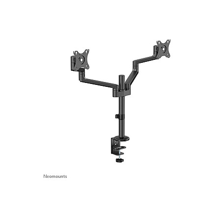 Neomounts NEXT Lite DS60-425BL2 Dual monitor arm - 17-27" - 0-8 kg/screen - space saving T-Rex model - 100% plastic-free packaging - black - 3