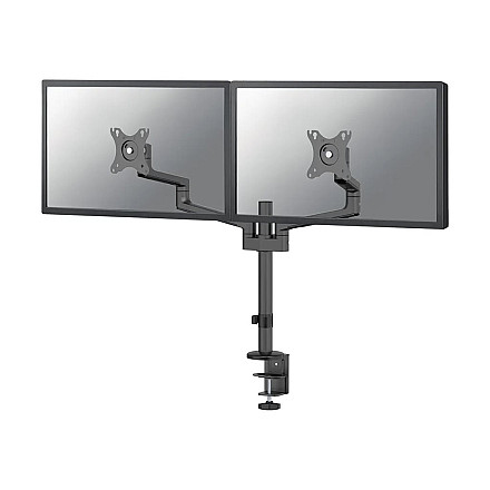 Neomounts NEXT Lite DS60-425BL2 Dual monitor arm - 17-27" - 0-8 kg/screen - space saving T-Rex model - 100% plastic-free packaging - black - 1