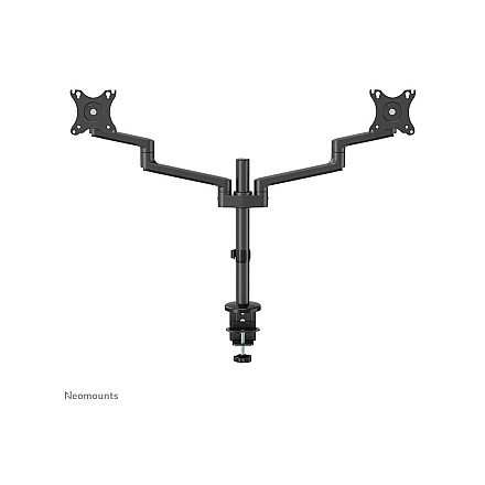 Neomounts NEXT Lite DS60-425BL2 Dual monitor arm - 17-27" - 0-8 kg/screen - space saving T-Rex model - 100% plastic-free packaging - black - 2