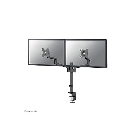 Neomounts NEXT Lite DS60-425BL2 Dual monitor arm - 17-27" - 0-8 kg/screen - space saving T-Rex model - 100% plastic-free packaging - black - 5