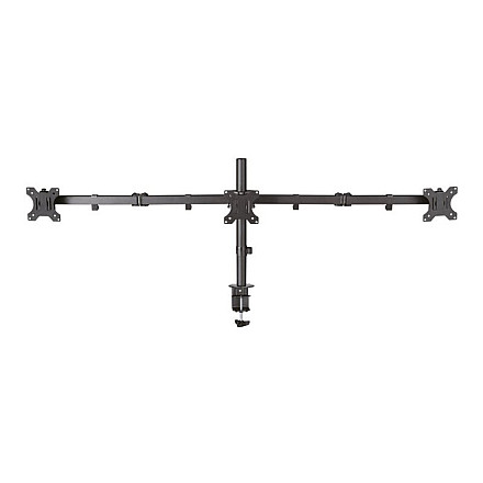 Neomounts FPMA-D550D3BLACK Triple monitor arm - 10-27" - 0-6 kg/screen - black - 2