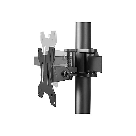 Neomounts FPMA-D550D3BLACK Triple monitor arm - 10-27" - 0-6 kg/screen - black - 6